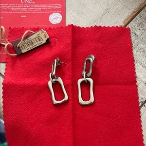 Silver Geometric Earrings
